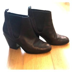 Twice-worn Cole Haan Grand OS Leather Booties